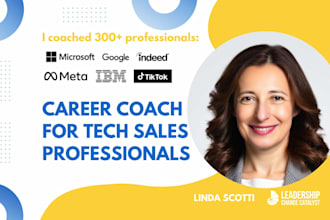 coach tech sales professionals to career success