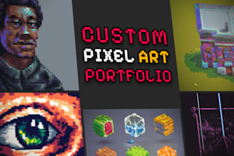 create a custom portfolio for your pixel art