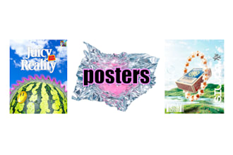 create posters and social media graphics