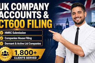 prepare and file UK company accounts and ct600 corporation tax return