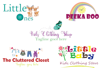 design clothing logo for kids , women and men