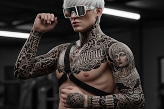 create high quality fivem tattoos with your logo or design