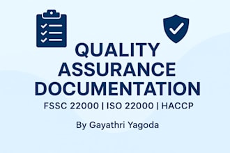 prepare complete professional QA documentation