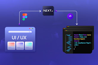 convert your figma to next js with clean, responsive website