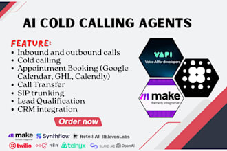 build ai voice agent cold calling, vapi retell ai bot, twilio, gohighlevel crm