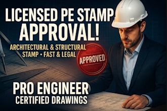 licensed architect stamp,pe stamp,mep stamp,engineer stamp,structural stamp