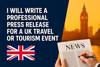write a press release for a UK travel or tourism event