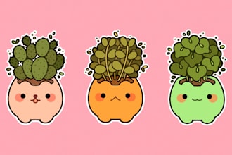 draw cute cartoon illustration