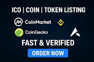 help you list and promote your coin or token on major crypto platforms