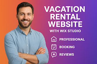 create wix website, animated wix, website vacation rental airbnb site wix studio