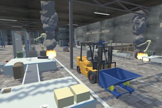 develop VR training simulation for your company using unity engine