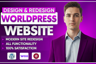 design, redesign or revamp wordpress websites