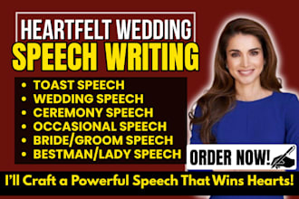write special wedding speech funny best man speech maid of honor, wedding toast