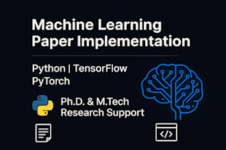 implement machine learning or deep learning research papers