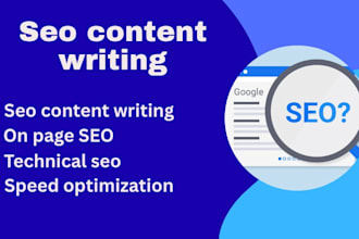 be SEO content writer, article writing, blog writing