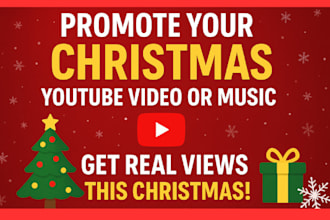 christmas youtube video promotion, christian channel management