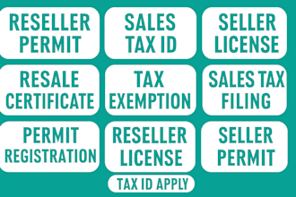 obtain your reseller certificate, seller permit and sales tax id fast
