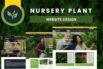 design squarespace plant nursery website lawn care website gardener website
