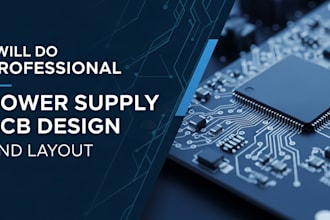 do professional power supply pcb design and layout