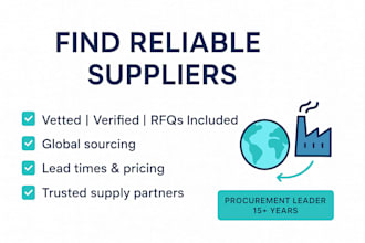 source reliable suppliers for your products