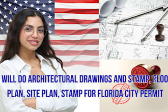 do architectural stamp and seal for USA city permits