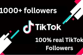 get organic tiktok promotion 1000 tiktok followers