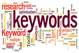 do deep research and deliver amazing SEO keywords