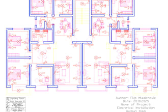 create professional residential electrical cad drawings and plans