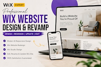 redesign wix website design wix site revamp update wix studio edit wix website