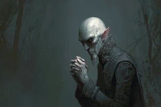 do fantasy or horror character illustration