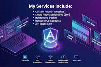 build responsive angular web apps and components