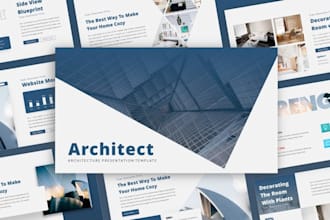 create architecture presentations, portfolio, and real estate company profiles