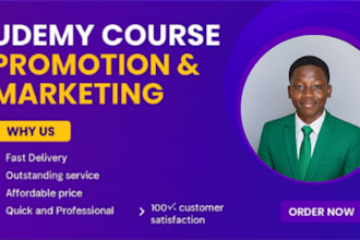 udemy course promotion online course marketing student enrollment salea funnel