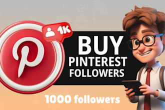 get pinterest promotion for 1000 followers on your profile