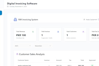 handle complete fbr digital invoicing setup and integration