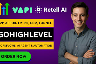 setup go high level vapi ai agent ghl chatbot agent n8n retell ai voice agent