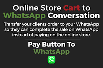 configure cart to whatsapp redirection system for your store