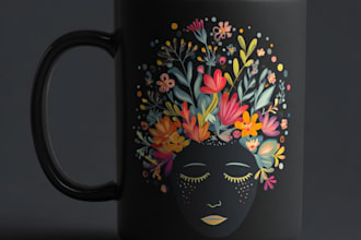 esign custom coffee mug design