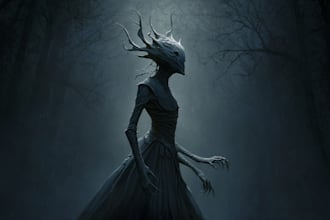 do realistic fantasy horror character and concept art