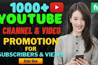 help you reach 1,000 subscribers with legit youtube growth organically fast