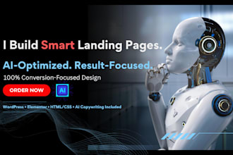 build an ai optimized high converting landing page in wordpress or elementor