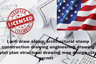 draw permit ready floor plan architectural plan mep permit structural drawing