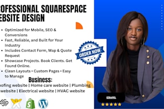 build squarespace website design redesign squarespace website development square