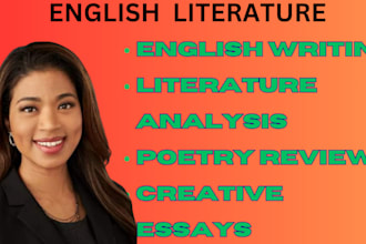 do english, literature and poetry