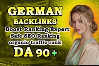create 25 permanent german dofollow backlinks from high da germany sites