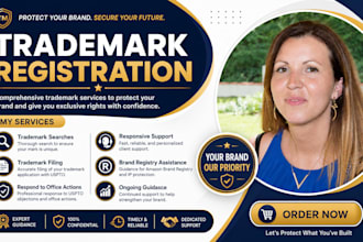 help to protect your brand through trademark registration