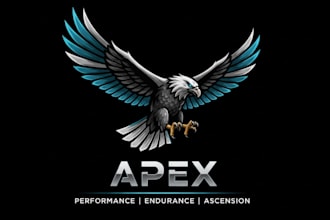 do cartoon mascot creative and good looking eagle logo design