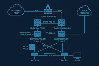 design, configure, and optimize routing, switching and qos