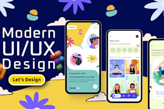 design modern UI UX in figma that enhances user experience