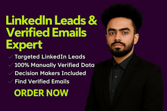 find verified emails and linkedin leads